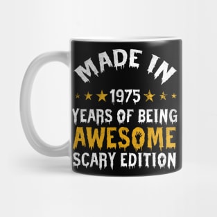 made in 1975 years of being limited edition Mug